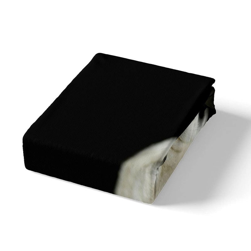 Erosebridal 3D Animal Theme Bedding Set Queen Size Black Dog Duvet Cover Set Cute Pug Dog Printed Comforter Cover for Kids Teen Boys Bedspread Cover Dog Pattern Quilt Cover Soft Lightweight - Image 4