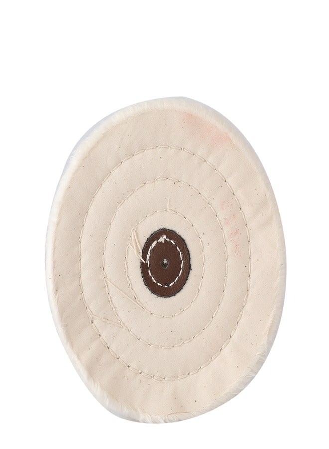 BMB tools Cloth Wheel | Wheel Fine Cotton Sewn Rigid Treated Spiral with a Center Arbor Hole  - Image 2