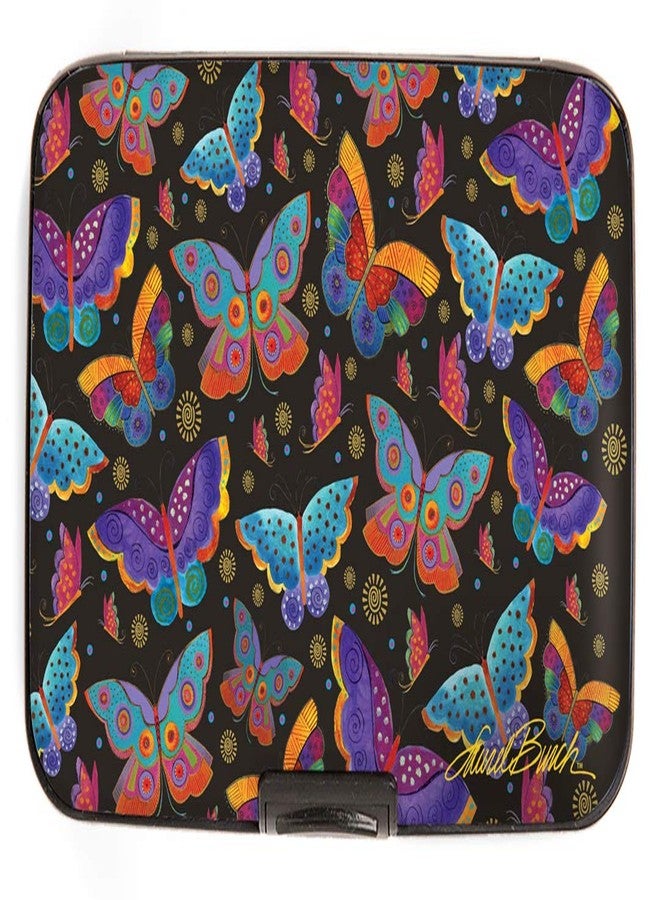 Monarque RFID Secure Armored Wallet, Laurel Burch Collection (Butterflies) - Image 1