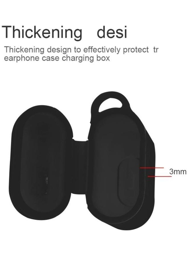 6 in 1 Earphone Bag Case Set with Accessories for Apple AirPods Black - Image 3