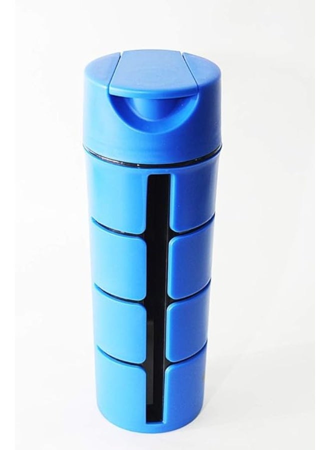 Spaceshoop Phone Holder Water Bottle 600ml (Blue) - Image 1