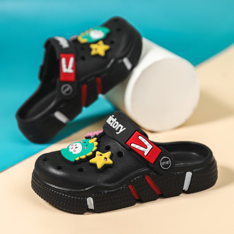 Children's Non-Slip EVA Cave Shoes – Cartoon Paradise Sandals for Boys and Girls - Image 1