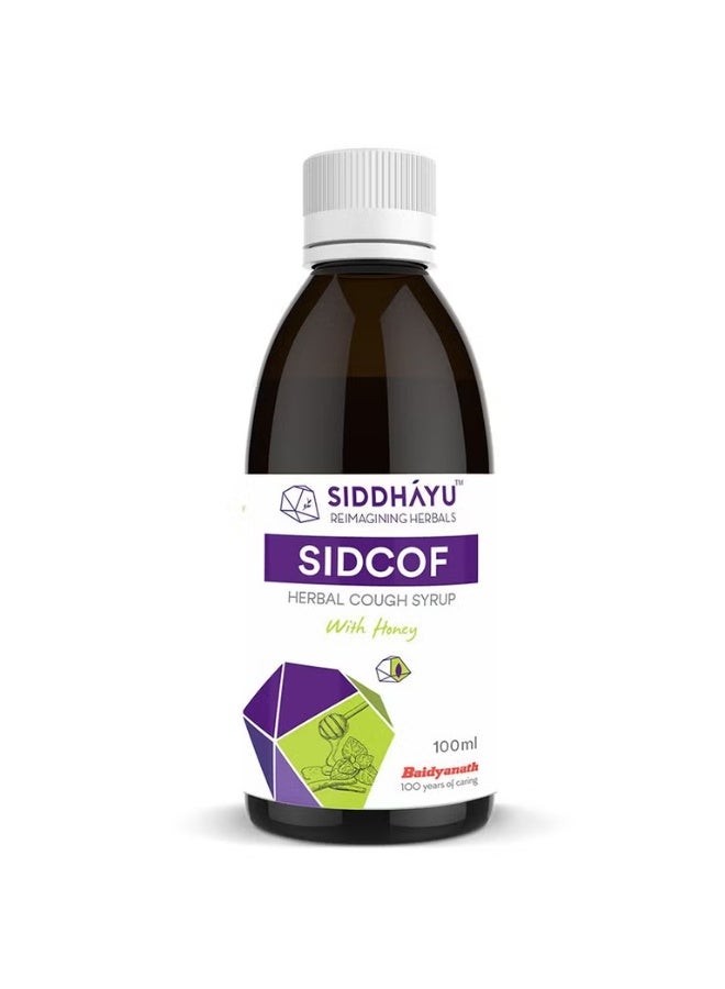 SIDCOF Cough Syrup 100Ml With Honey - Image 2