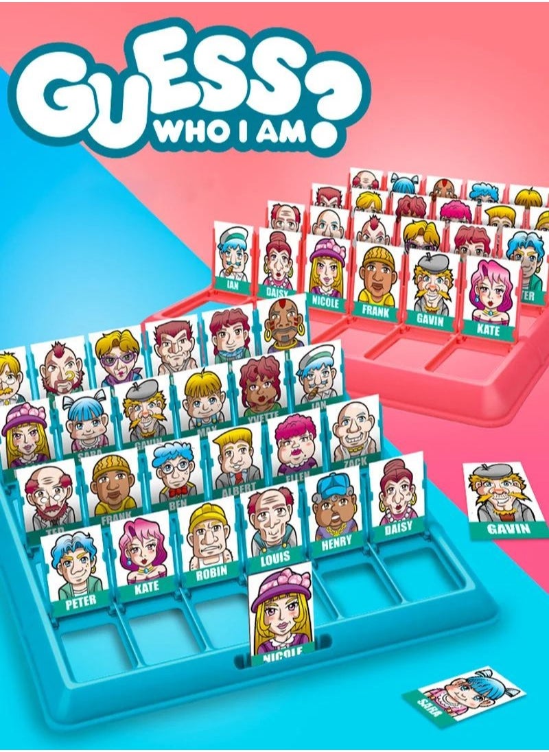 In Air Who Is It Board Game Funny Guess Who Cards Game Guess Who I Am Family Guessing Games Toys Desktop Educational Game for Kid  - Image 3