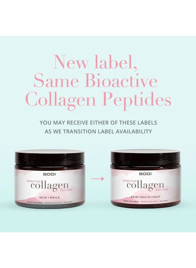 bodi Bioactive Collagen Peptides Powder, Type I & III Collagen for Skin, Hair & Nail Health, Gluten Free Supplement for Women - Hydrolyzed Collagen, Unfl - Image 2