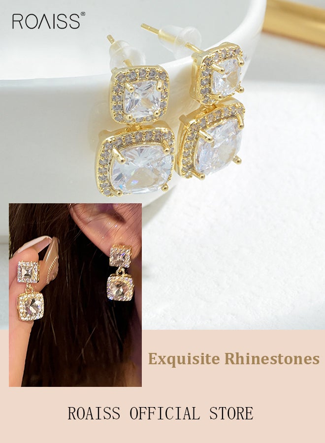 roaiss Women Earrings Stylish Design Simple and Versatile Highlight Personal Temperament and Charm Small Earrings - Image 5