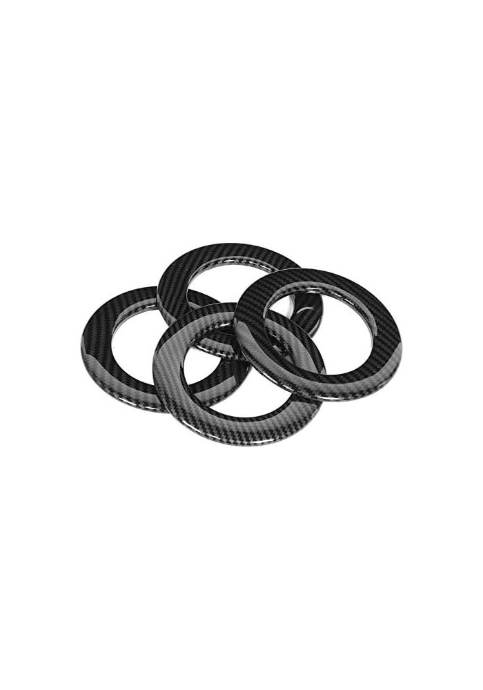 DEMULAX Carbon Fiber Style Air Vent Trim for Sienna 2015-2020 - Image 2