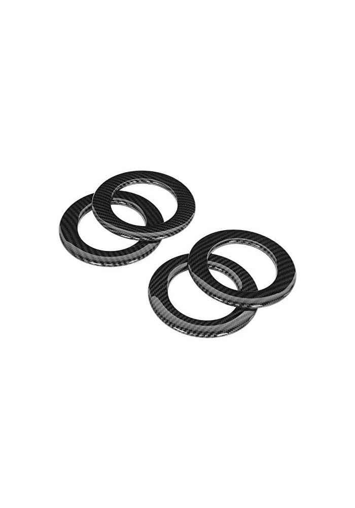 DEMULAX Carbon Fiber Style Air Vent Trim for Sienna 2015-2020 - Image 4