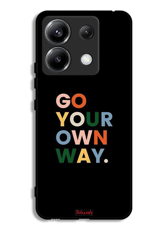 Tolwak Xiaomi Redmi Note 13 Pro 5G Protective Case Cover Go Your Own Way  - Image 1