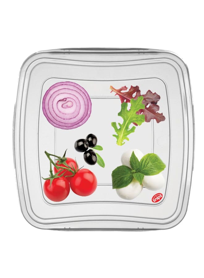 Snips Food Classic Fresh Container 1 Liter Square, Multi-Color, One Size - Image 1