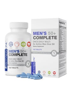 Bronson One Daily Men'S 50+ Complete Multivitamin Multimineral 180 Tablets  - Image 1