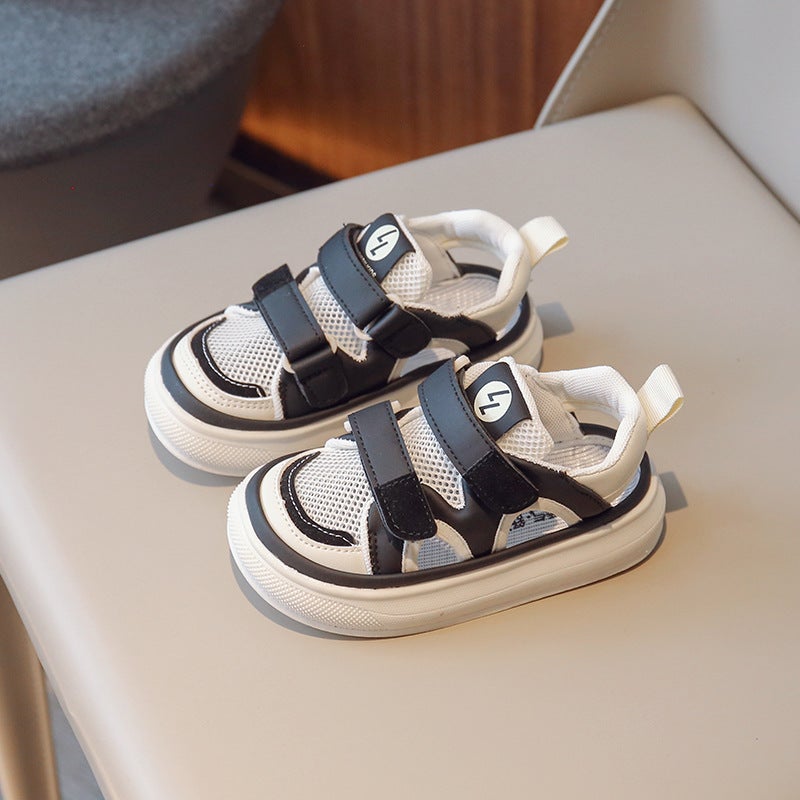 Girls' Sandals 2024 Summer Hollow-Out Mesh Toe Sandals For Boys Korean Style Small, Medium And Large Children'S Sports Casual Shoes - Image 3