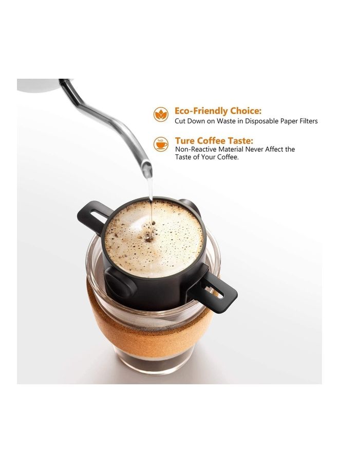 NIBEMINENT Reusable Pour Over Coffee Maker Multicolour  - Image 2