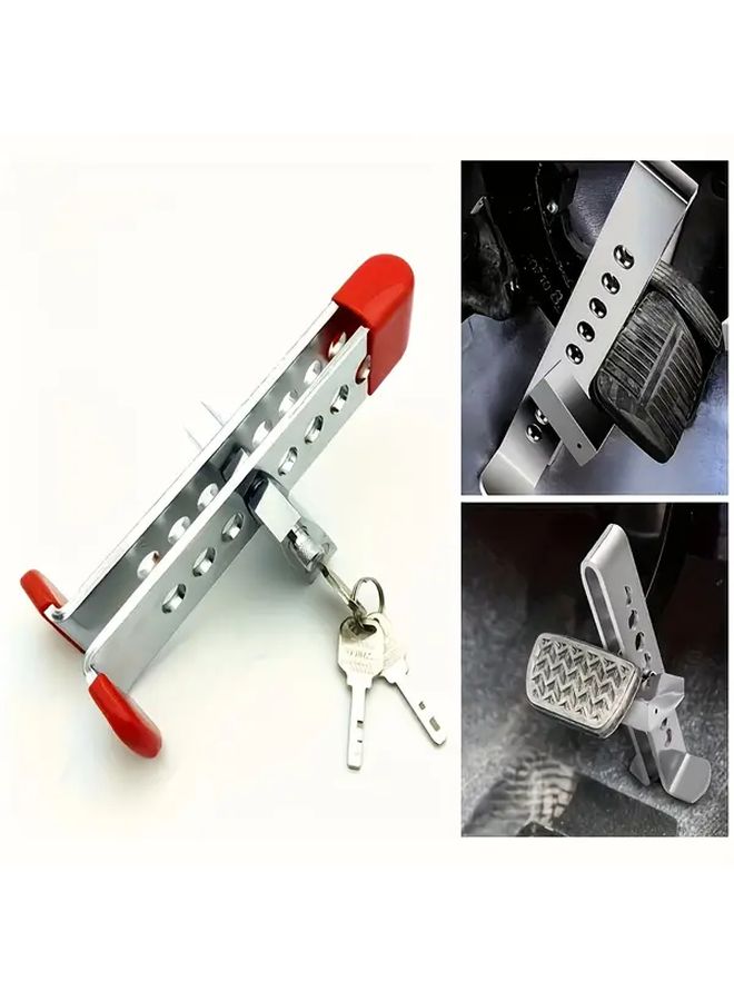 Heavy Duty Stainless Steel Anti Theft Car Clutch Lock With 3 Keys - Image 3