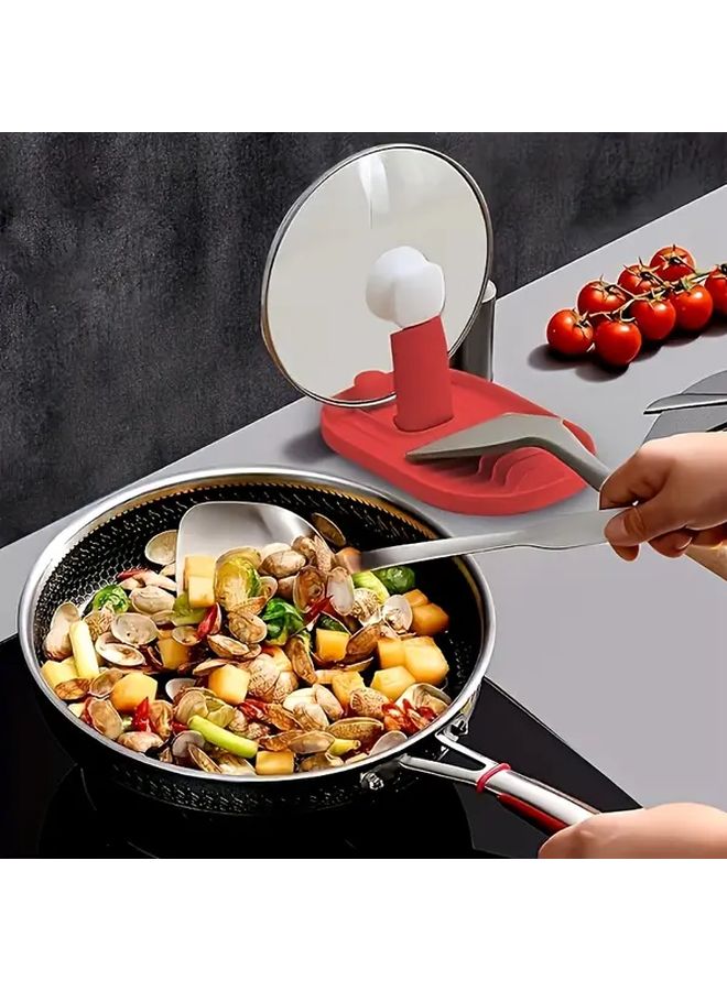1pc Foldable Deep Blue Kitchen Utensil Holder Durable Plastic Space Saving Organizer for Spatulas Whisks Ladles Non Slip Base Minimalist Design Ideal Christmas Gift for Home Cooking Enthusiasts Kitchen Accessory Organizer Stable Support - Image 5