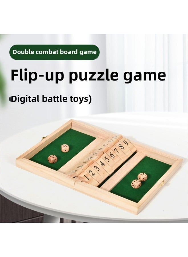 لعبة بطاقة الوجه الرقمية لعبة الشطرنج فئة الألغاز لعبة مكعبات بناء ألعاب لوحية للأطفال تدريب التفكير الرياضي من سن 3 إلى 6 سنوات - اللون: - المواصفات: 22.3*22.3*.3.5 سم - Image 1