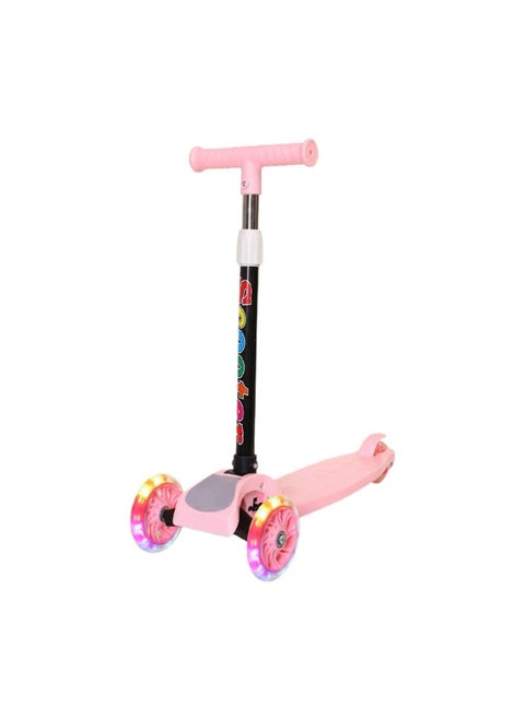 Kids Kick Scooter with Light-Up Wheels – 3-Wheel Scooter for Boys & Girls Ages 2–12 | Adjustable Handlebar Height, Lean-to-Steer, Extra-Wide Deck, Road King Model