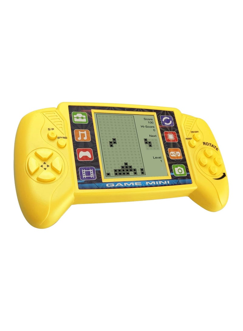 Building block game machine, built-in 23 puzzle games, 3.5 inch LCD mini portable building block game machine, classic building blocks, tanks, brick breakers, racing cars - Image 1