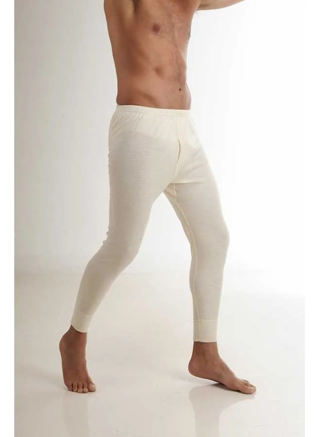 Hasyün Men's Wool Bottom Underpants - Natural Thermal Underwear /7008