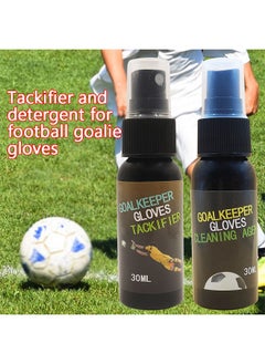 Aikanbo Goalkeeper Gloves Cleaning Agent And Tackifier，Goalkeeper Glove Grip Spray and Glue Remover Spray for Match Goalkeeper Gloves  - Image 2