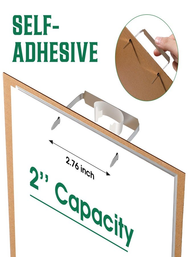 Dreyoo ثاقبة ورق Dreyoo ثنائية الفتحات مع 100 مشبك ورق، ثاقبة ورق ثنائية الفتحات شديدة التحمل لمجلدات الملفات ومجموعة مثبتات الملفات المعدنية، سعة 30 ورقة، مقبض مبطن (ذاتي اللصق) - Image 4