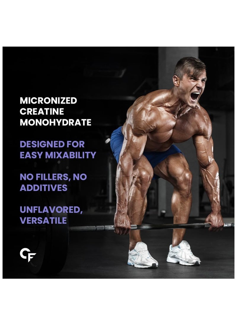 CARBAMIDE FORTE - Monohydrate Creatine Powder Micronized Creatine Monohydrate 100gm- Unflavoured - 33 Servings - 100g - Image 1