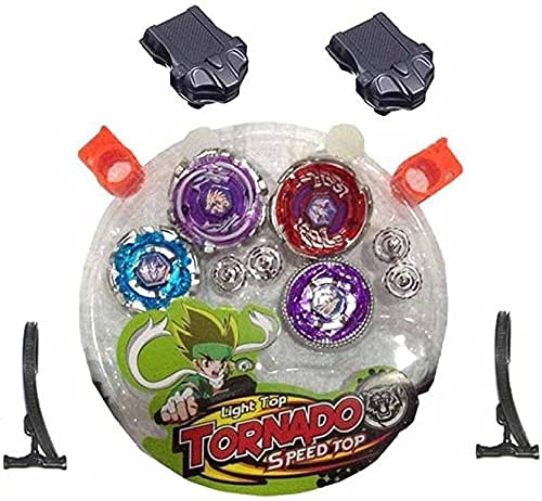 IndusBay® Spinning Top Uni Dimension Metal Fusion Spinning Battle Top Combo Pack of 4 Bey - Image 3