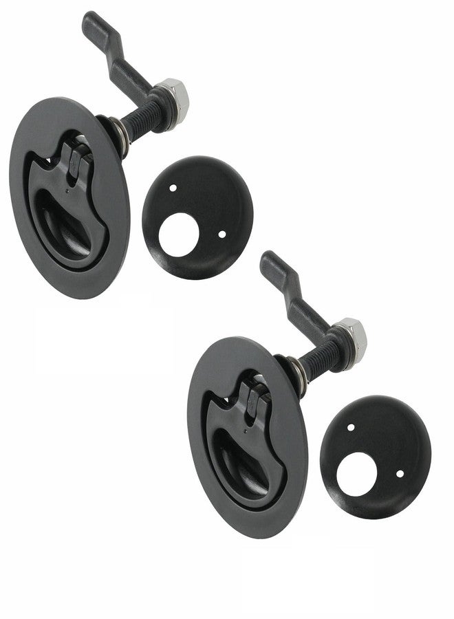 Thorn Boat Cam Latch,Nylon Hatch Pull with Back Plate,Flush Turning Lift Handle Lock Marine Hatch Deck Hardware for Ships, Yachts, RVs 2pcs - Image 1