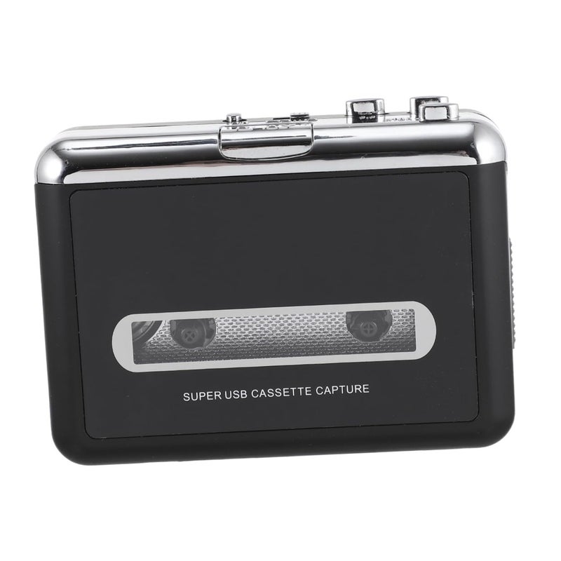 مشغل كاسيت USB بمكبر صوت قابل للفصل ومحول صوت رقمي للحاسوب المحمول وجهاز تسكير محمول كلاسيكي - Image 2