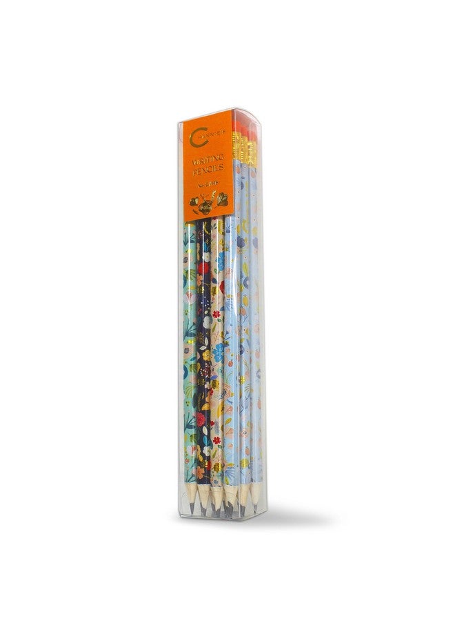 Channie's Number 2 Floral Pencil Set, Colorful Pencils with Cute Floral Design for Sketching, Writing, or Drawing, Pack of 12 Pre-Sharpened Flower Pencils for Girls and Women - Image 1