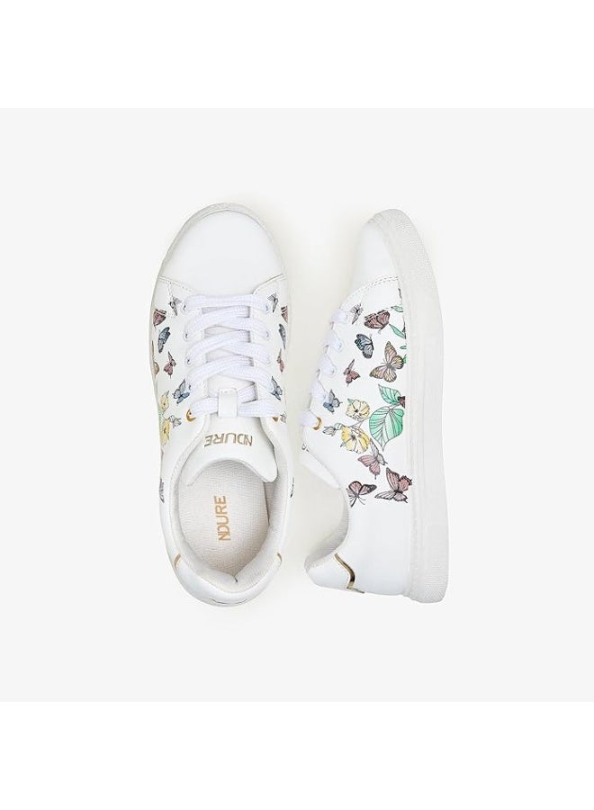 نديور أحذية نسائية من NDURE مع نعل مبطن | خفيفة الوزن | للجري | للمشي | تدريب الصالة الرياضية | الركض | مريحة وأنيقة | قابلة للتنفس | حذاء رياضي كاجوال سهل اللبس للأولاد - Image 3