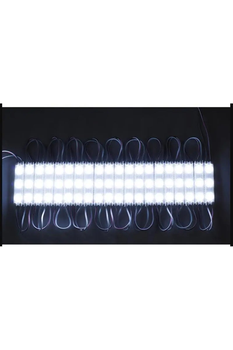 WHITE 20pcs/lot LED Module Light 2835 Indoor Outdoor Injection Waterproof Sign Backlight DC12V Shop