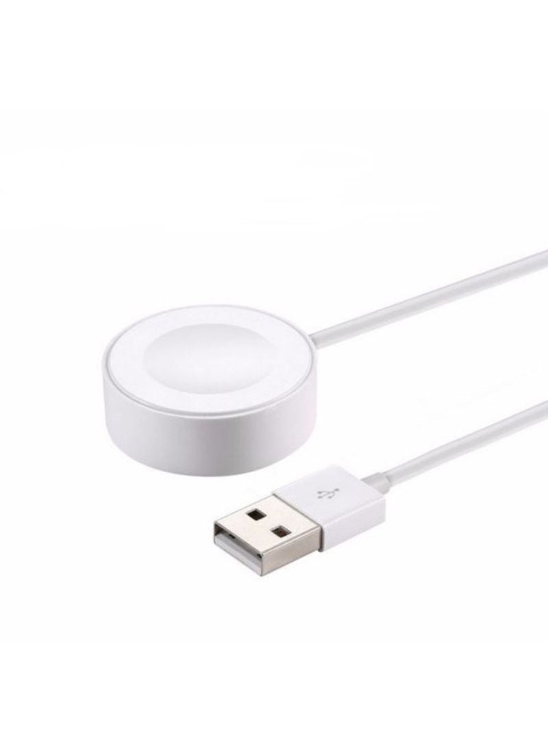 Magnetic Wireless Charging USB Cable For Smart Watch White