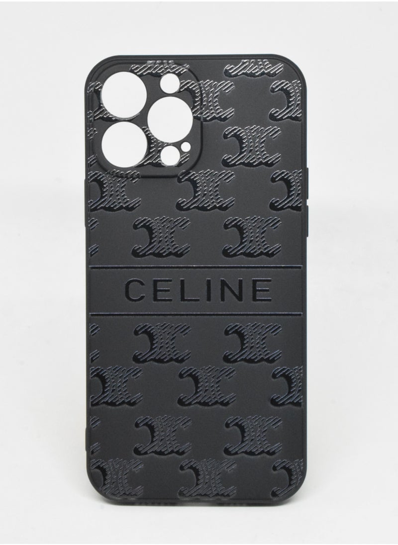 Celine - iPhone 13 Pro Case 6.1 Inch Soft Silicone Camera Protective Cover with Inside Microfiber Lining - Image 1