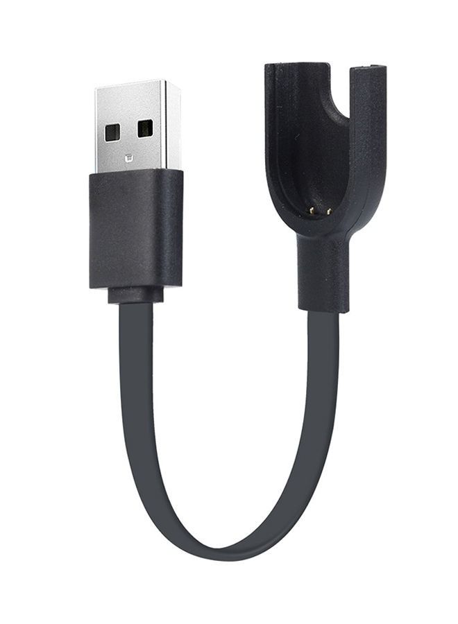 USB Charging Cable For Xiaomi Mi Band 3 0.15meter Black  - Image 1