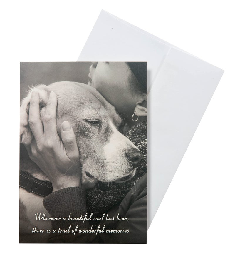 Dog Speak Pet Sympathy Card – “Wherever a Beautiful Soul Has Been...” – Thoughtful Pet Loss Memorial Card with Envelope – 4.75" x 6.75" - Image 4