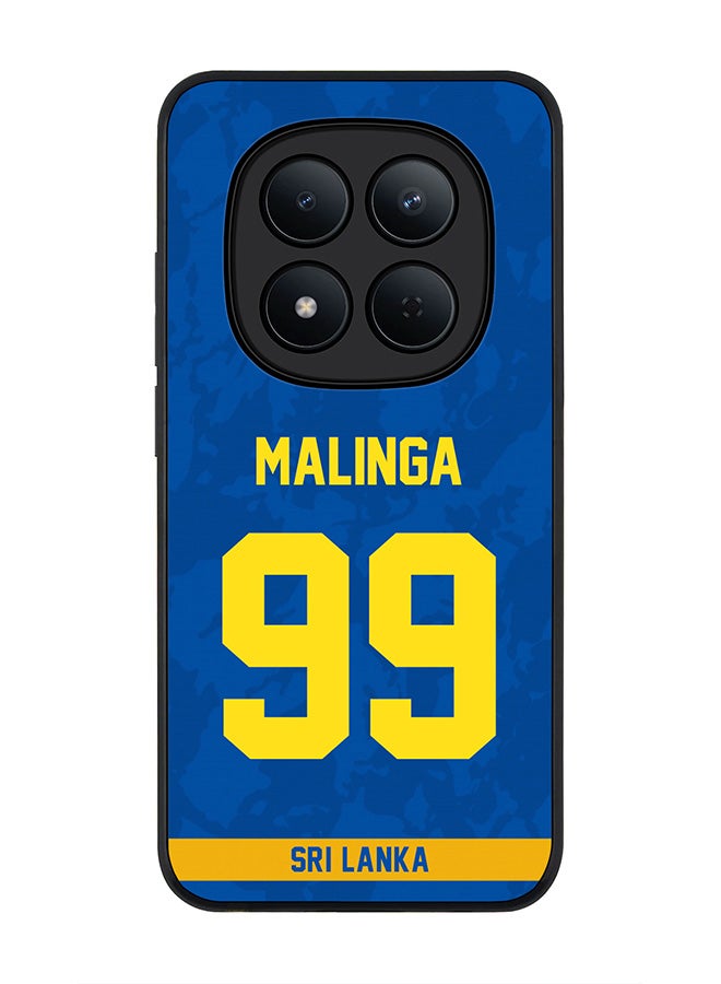 For Xiaomi Redmi Note 15 Pro 5G Case,Slim fit Camera Protection, Shockproof Thin Phone cover  - Sri lanka Lasith Malinga, Jersey No 99