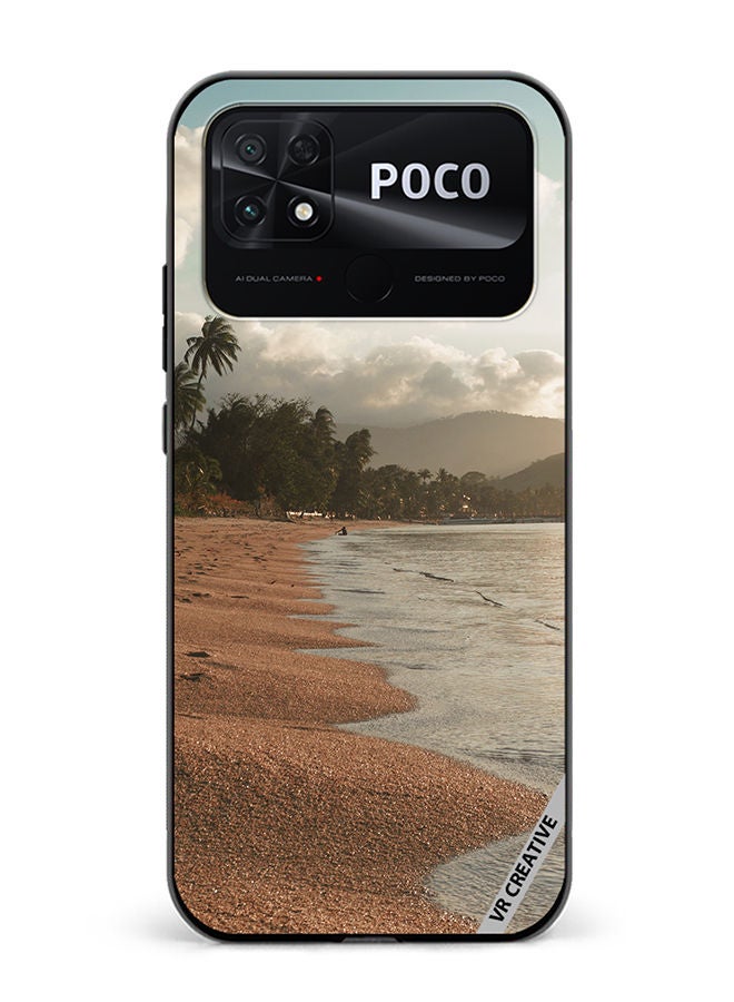 VR CREATIVE Protective Case Cover For Xiaomi Poco C40 Summerside Design Multicolour - Image 1