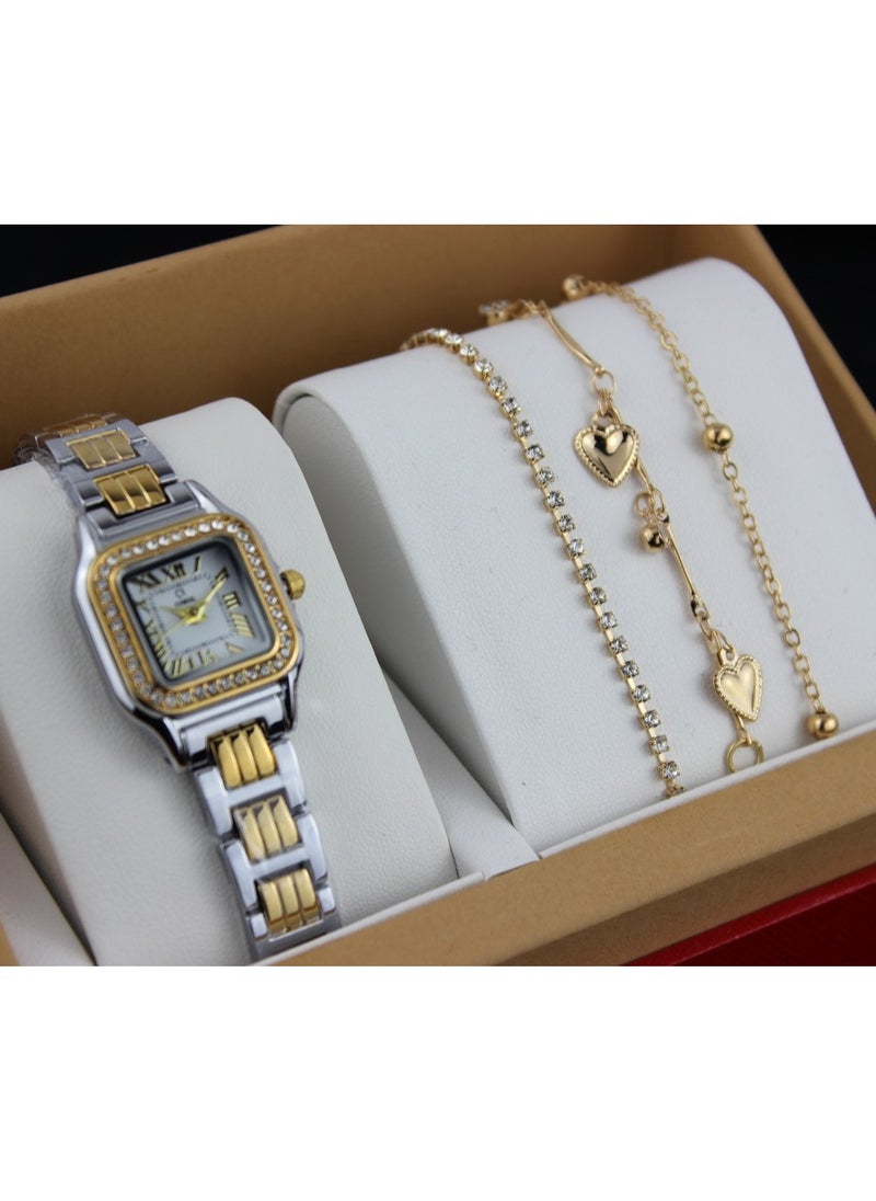 Reclaim with Argireline Women's evening watch set 