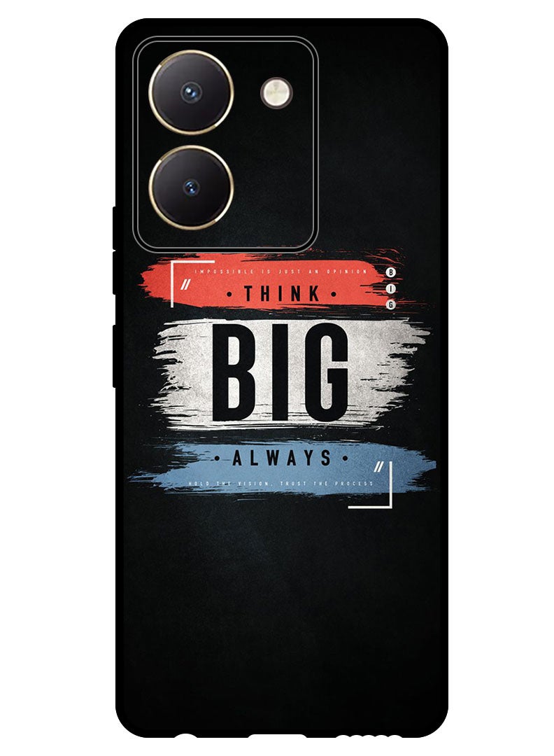 Theodor Protective Case Anti Scratch Shock Proof Bumper Cover For Vivo Y77t Think big always - Image 1