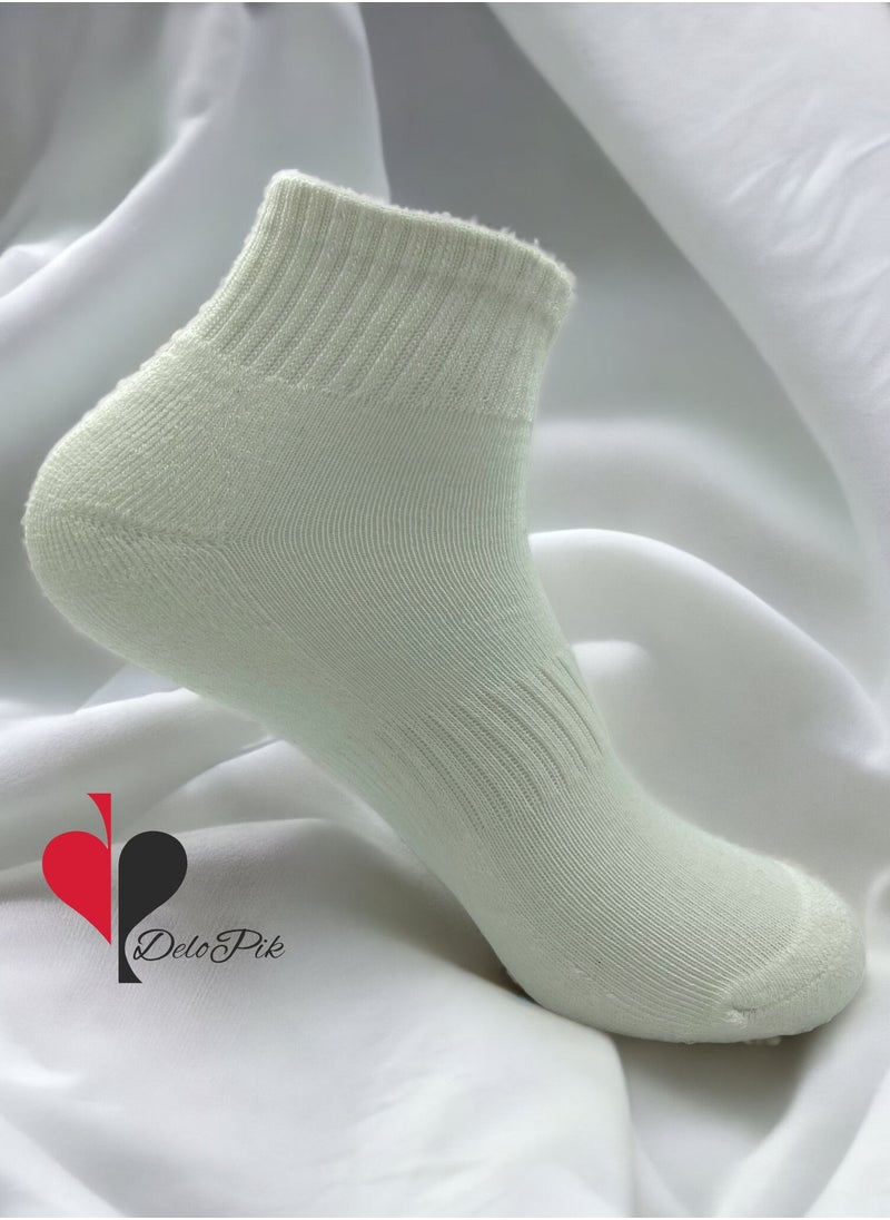 DeloPik - Unisex Heatgear Low Cut 3pk Breathable Trainer Socks,with Sports Tab(pack of 3) - Image 1