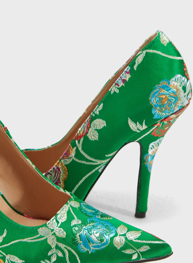 PUBLIC DESIRE Tease Stiletto Court Heel