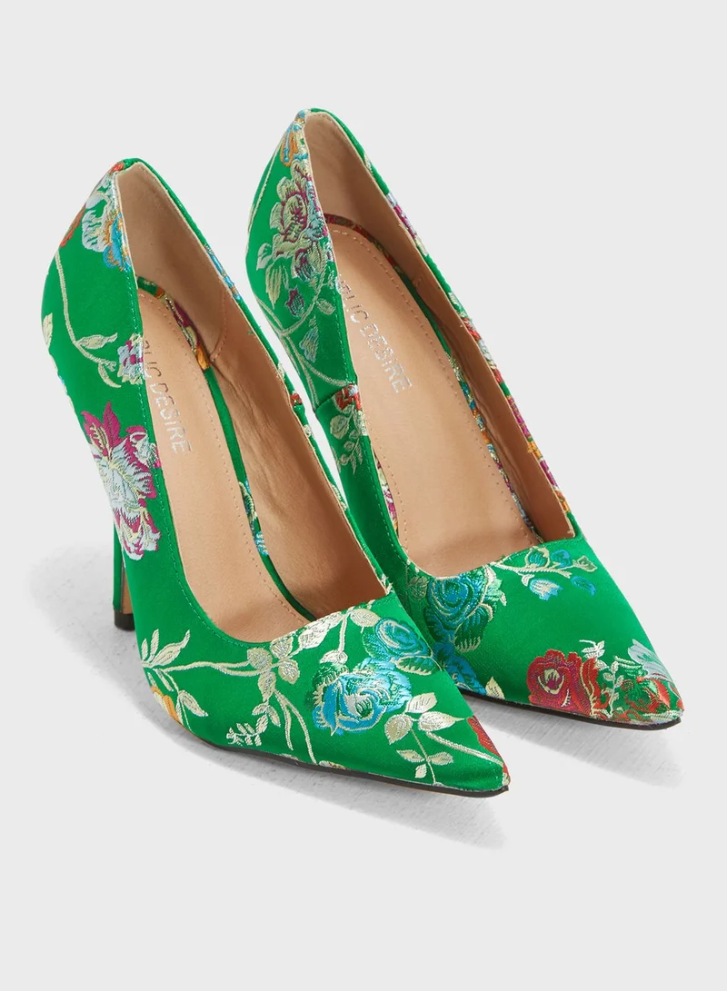 PUBLIC DESIRE Tease Stiletto Court Heel