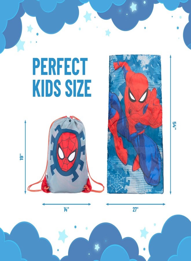 Jay Franco Marvel Spiderman Spidey Dots Slumber Sack - Cozy & Warm Kids Lightweight Slumber Bag/Sleeping Bag - Image 2