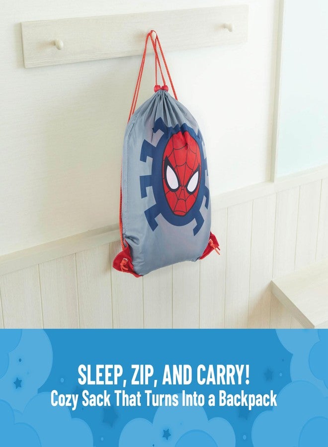 Jay Franco Marvel Spiderman Spidey Dots Slumber Sack - Cozy & Warm Kids Lightweight Slumber Bag/Sleeping Bag - Image 5