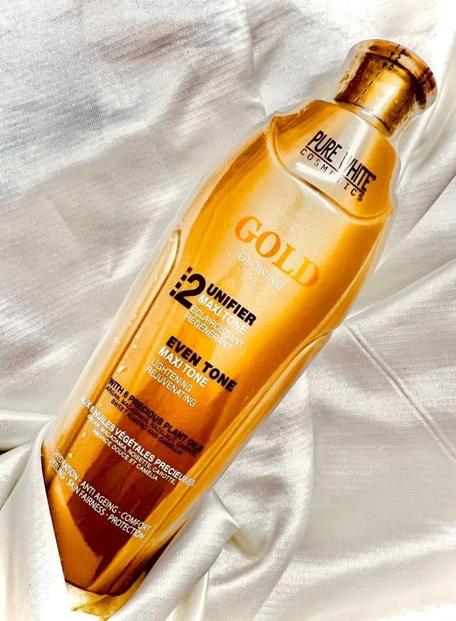 Pure White Cosmetics Gold Maxi tone Whitening Lotion Lightening & Rejuvenating 200 ml