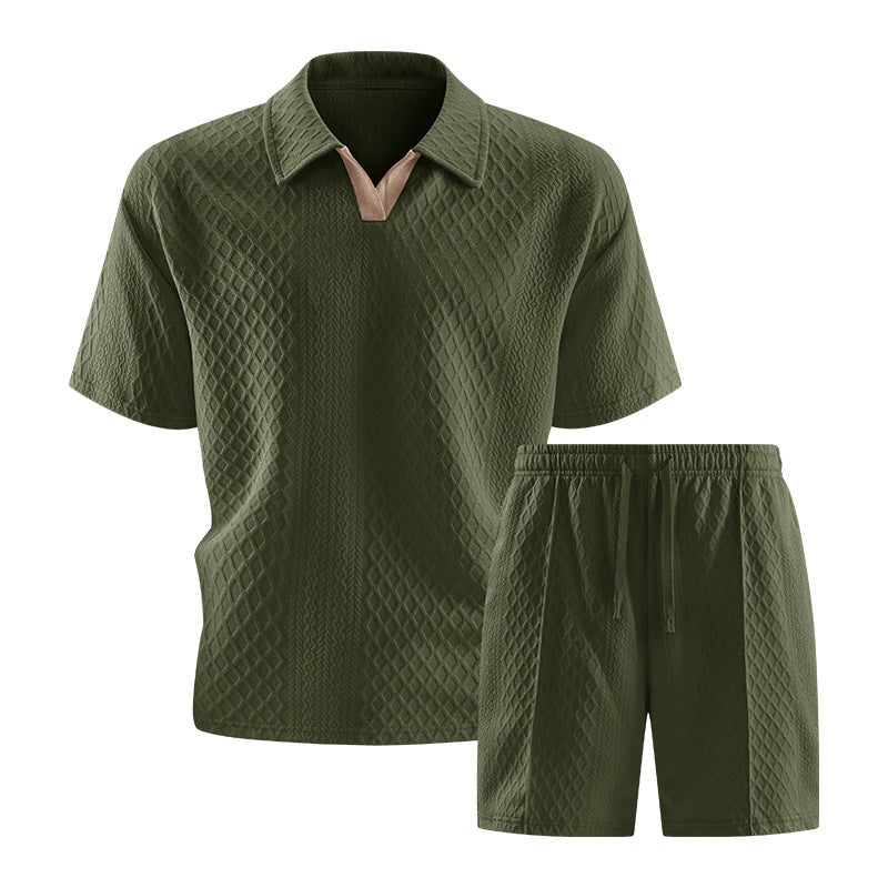 Men's 3D Fashion Short-Sleeve T-Shirt and Shorts Set - Summer 2026 New Style Loose Sports Casual Two-Piece Outfit