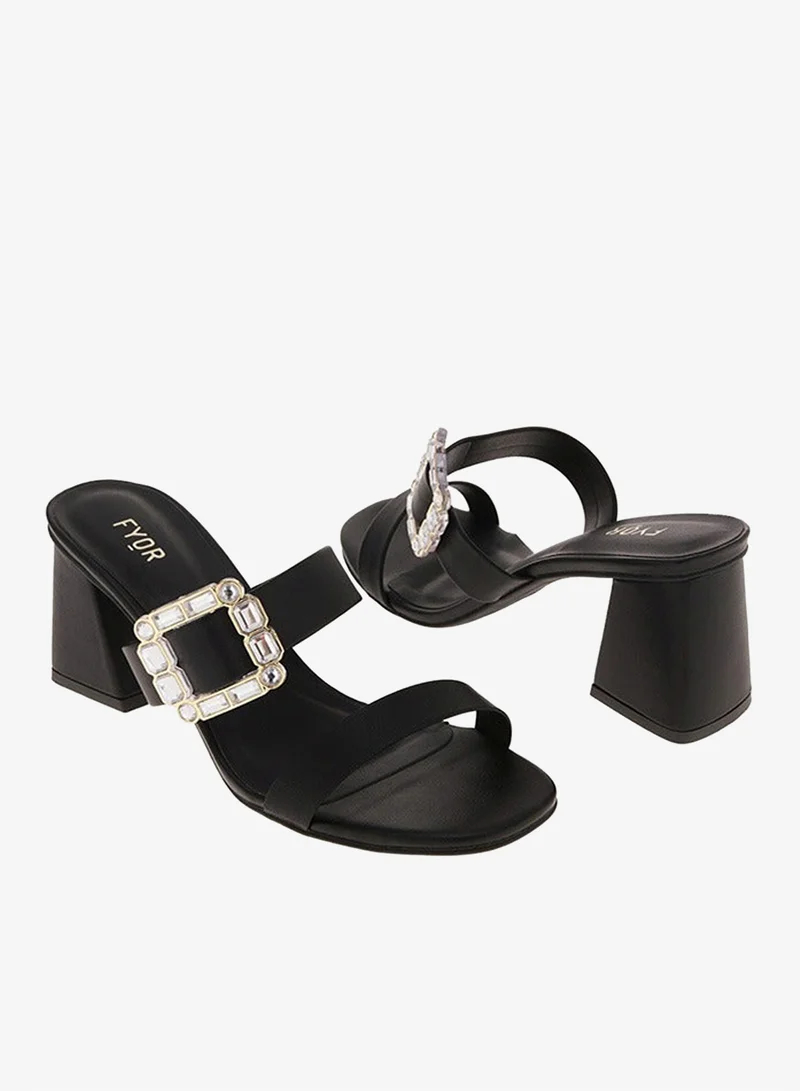 Fyor  A Snazzy Buckle Adorned Mule BCM 149 for Women | Best Price UAE