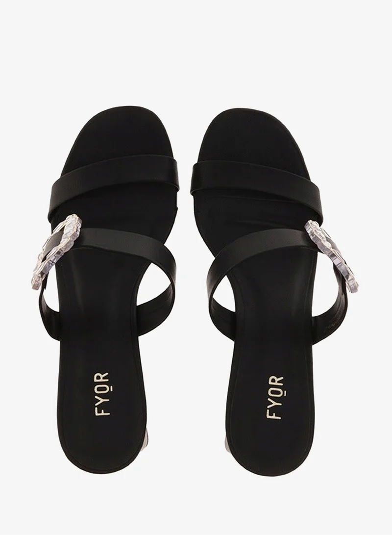 Fyor  A Snazzy Buckle Adorned Mule BCM 149 for Women | Best Price UAE