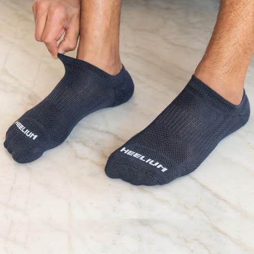 HEELIUM Bamboo Ankle Socks for Men & Women | Ultra-Soft, Odour-Free, Thin & Breathable | 3X Softer than Cotton | Sizes - M (UK 4-8) & L (UK 9-13) - Image 4